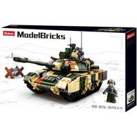 set de construccion de tanque de combate militar - m38-b0756- sluban