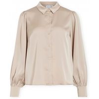 vila blusa noos enna ravenna shirt - cement para mujer