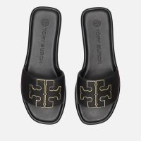 tory burch womens leather sport slide sandals - uk 35