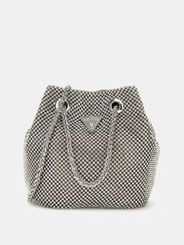 Mini Bolso De Mano Zalina Con Strass