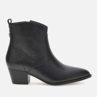 guess womens boyta leather western boots - uk 4