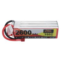 bateria zop power 222v 2600mah 100c 6s lipo con conector t para coche rc