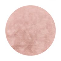 alfombra suave solina rosa 120 cm redondo