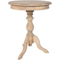 mesa auxiliar wiva 50 cm madera natural o 50 cm clp