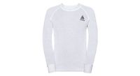 camiseta de manga larga odlo strong  active warm eco kids  strong  blanca