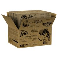 felix as good as it looks jumbo pack 80 x 100g - beef chicken tuna cod 80 x 100g