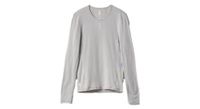 camiseta interior de manga larga gris termica maap