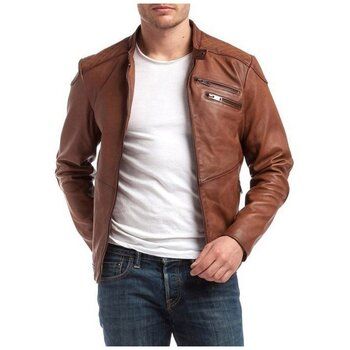 Le Temps des Cerises Cazadora de cuero Chaquetas Abrigos-HOMBRES para hombre