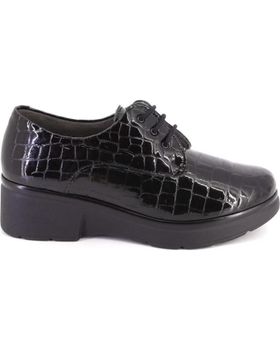 de PITILLOS 10057 ZAPATOS CON CORDONES DE MUJER NEGRO