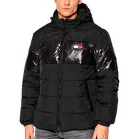 tommy jeans abrigo de plumas classic flag logo para hombre