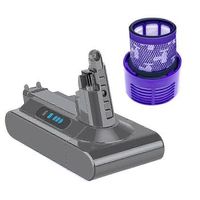 adaptador de bateria v10 de reemplazo 252v  filtro compatible con v10 sv12 v10 v10 animal absolute reminder