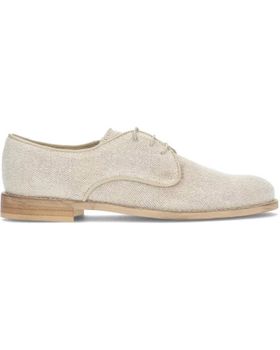 de OCA LOCA SHOES ZAPATOS OCA LOCA BLUCHER LINO BEIGE