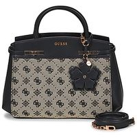 guess bolso de mano melinda logo tri comp satchel para mujer