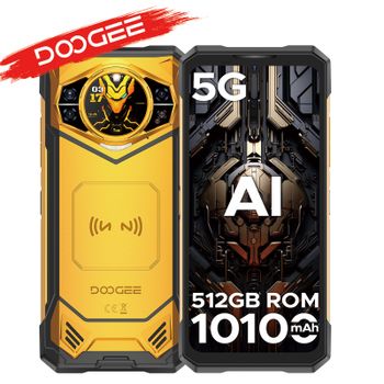 Teléfono robusto DOOGEE S200 X 5G 32Go 512go Smartphone con pantalla IPS” FHD 120Hz, batería de mAh, dimensiones del teléfono