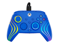 mando xbox - turtle beach afterglow wave series cable azul