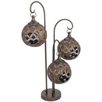 portavelas de metal dorado 56x49x91 cm