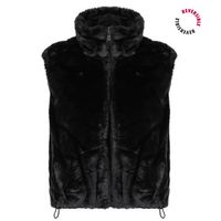 only abrigo de plumas onldana faux fur revwaistcoat para mujer