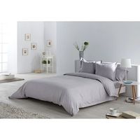 juego de funda nordica alexandra house living gris perla cama de 90 4 piezas