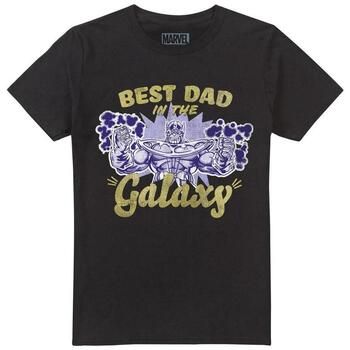Marvel Camiseta Best Dad In The Galaxy para mujer