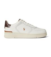 polo ralph lauren para hombre 809p15528001 zapatillas masters court de piel blanco 46 plano cordones casual