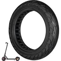 rueda maciza 1025 6070-7 compatible con xiao-mi 4 pro4 pro plus  4 pro max scooter electrico neumaticos solidos de goma maciza 10x25 pulgadasllanta ancho 48mm rueda de reemplazo rueda