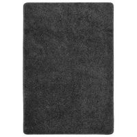 alfombra peluda antideslizante gris oscuro 160x230 cm vidaxl