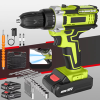 atornillador de impacto inalambrico de 21v taladro manual herramienta electrica con 253 ajustes de torque 2 velocidades con 2 baterias