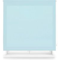estor enrollable translucido a medida - estor enrollable tamano 140x175 - estor color celeste  blindecor