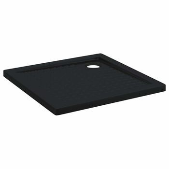 Bandeja Base De Ducha Con Puntos 80 X 80 X 4 Cm Abs Negro Vidaxl