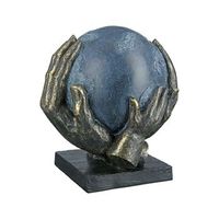 casablanca by gilde estatuilla decorativa escultura salvar el mundo h 19 cm