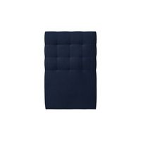 cabecero acolchado de 90 cm - tela de terciopelo azul oceano
