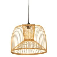 lampara colgante de bambu amy d38cm