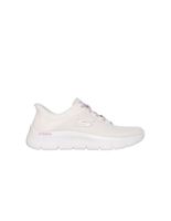 zapatillas skechers go walk flex - carla mujer off white textilepu