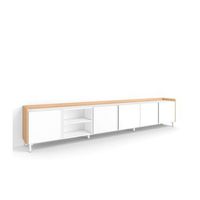 mueble tv olias-01 con puertas abatibles y almacenaje