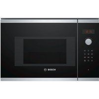 bosch bel523ms0b built-in microwave with grill - stainless steel stainless steel