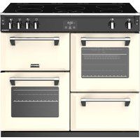 stoves richmond s1000ei 100 cm electric induction range cooker - cream cream