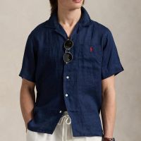 polo ralph lauren linen shirt - m