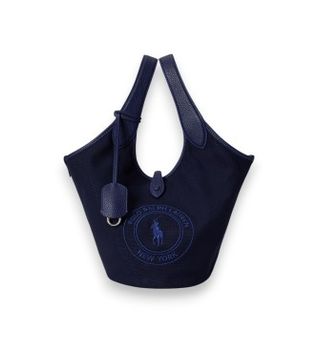 Polo Ralph Lauren para mujer. 428P23827002 Bolso tote Polo Play marino (OSFA), Casual, Algodón