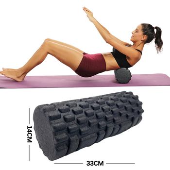 Rodillo de espuma para Fitness, rodillo de masaje para Yoga, EPP, Pilates, rodillo de masaje muscular corporal, ejercicios de terapia, gimnasio, ejercicio en casa, 30/33cm