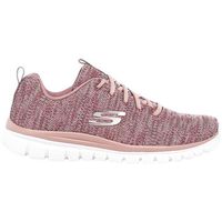 skechers zapatos baskets graceful-twisted mauve para mujer