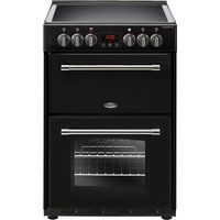 belling farmhouse 60e 60 cm electric ceramic cooker - black black