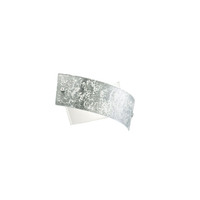 camilla - aplique plata 2xe14 max 2x28w ip20 - aplique led de diseno moderno 34x20cm