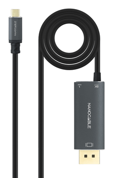 Nanocable Cable USB-C/M-DP/M+USB-C/H PD 1.8M