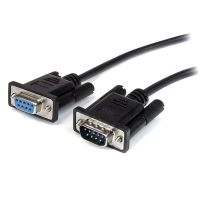 cable serie startech mxt1003mbk 3 m db9 macho a hembra blindado negro