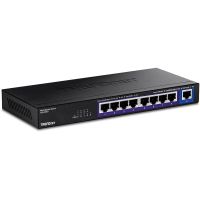 conmutador trendnet teg-s591 8 puertos 25g ethernet no administrado montaje pared