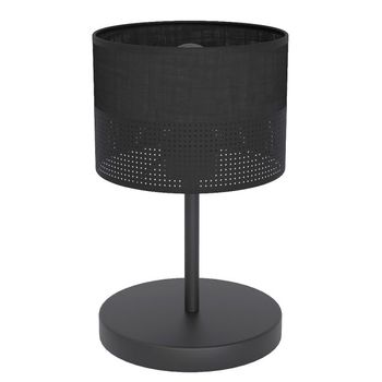 Lámpara de mesa velto negro