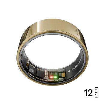 Anillo inteligente Ultrahuman Ring AIR Bluetooth 5.0 Oro IPX7 Autonomía 6 días Android iOS Sensor PPG