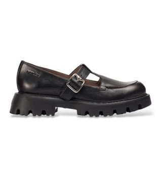 Wonders para mujer. C-7515_5511_5792 Zapatos de Piel Goodfly 15 Negro (41), Plano, Hebilla, Casual