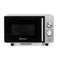 horno microondas con grill orbegozo mig 2047 ce 20 litros negro