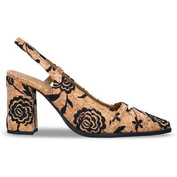 Nae Vegan Shoes Zapatos de tacón Sandalias Veganas de Tacón de Corcho para Mujer Lilou Marrón para mujer